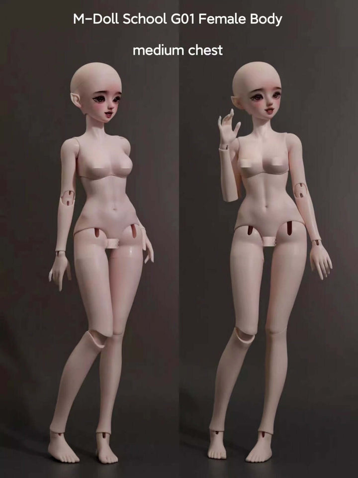 In-Stock G01 BJD body with smooth joint articulation for unique poses