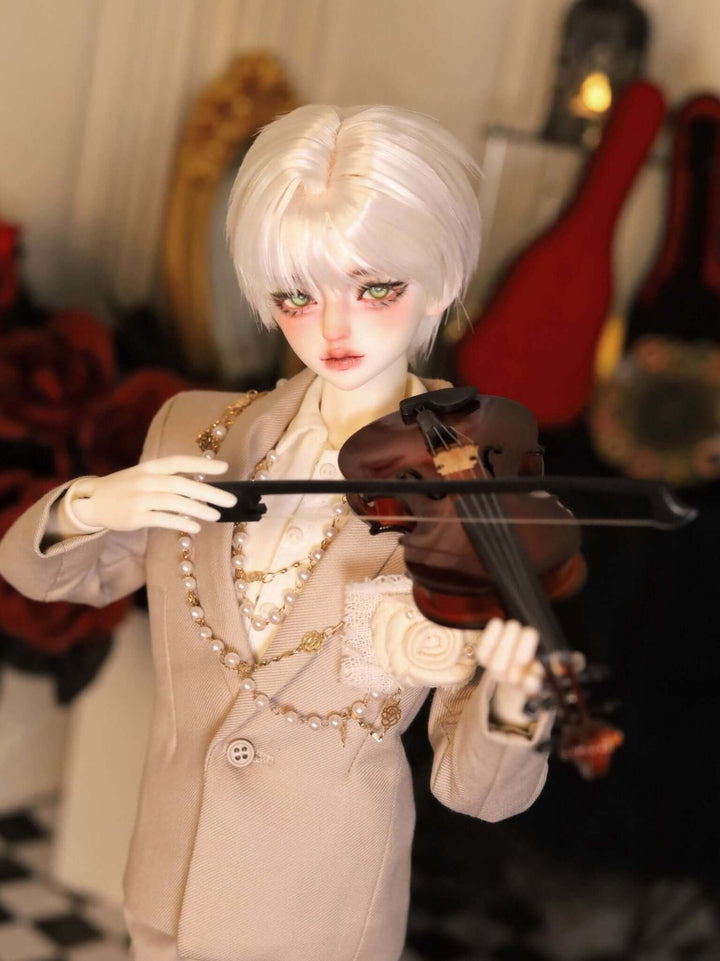 Alpha BJD doll in pose, demonstrating high-quality resin craftsmanship and poseability