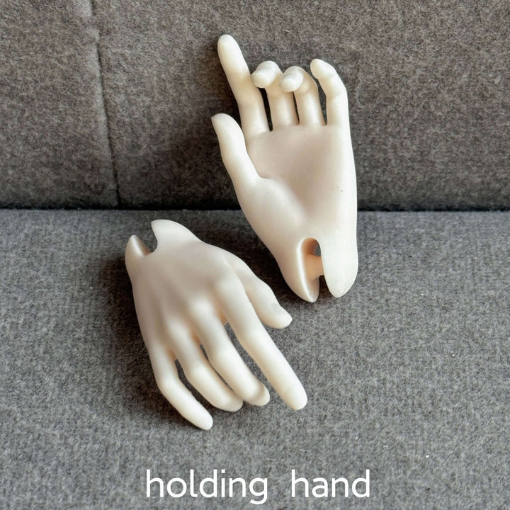 B01 BJD doll with controlling hand pose, highlighting realistic hand articulation