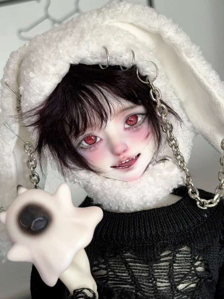 Muhan’s Puppy BJD doll in full outfit, featuring premium resin body and custom faceup